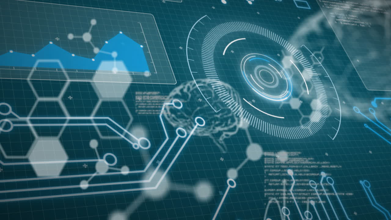 그리드 위의 스캔 범위의 애니메이션