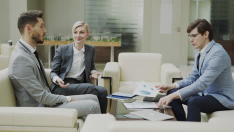 business meeting in a modern office