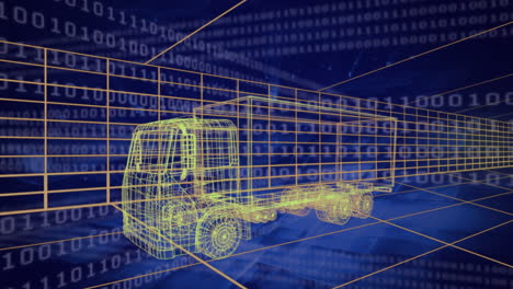 3d technical drawing of car