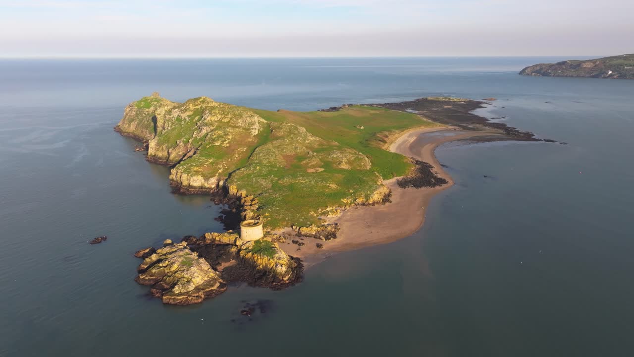Aerial View of Ireland’s Eye and Howth Peninsula - 4K Cinematic Drone Footage 05.12
