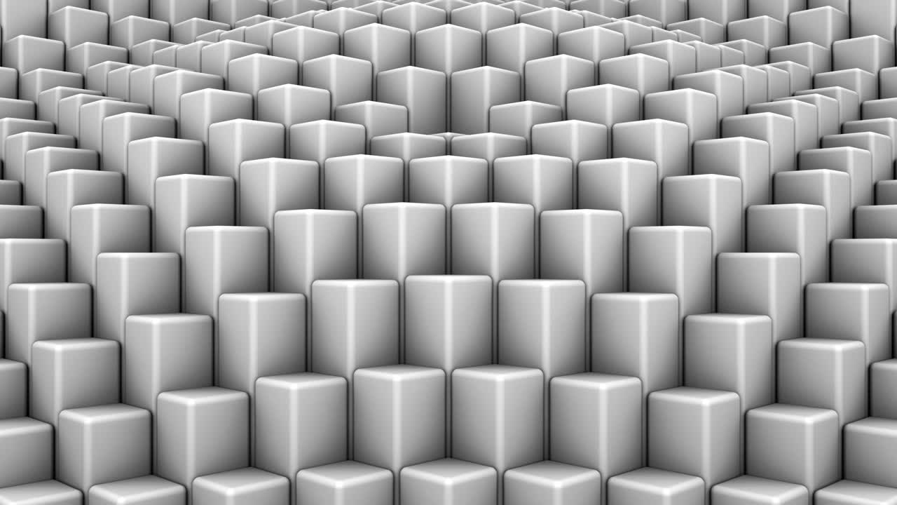 las cajas forman una onda