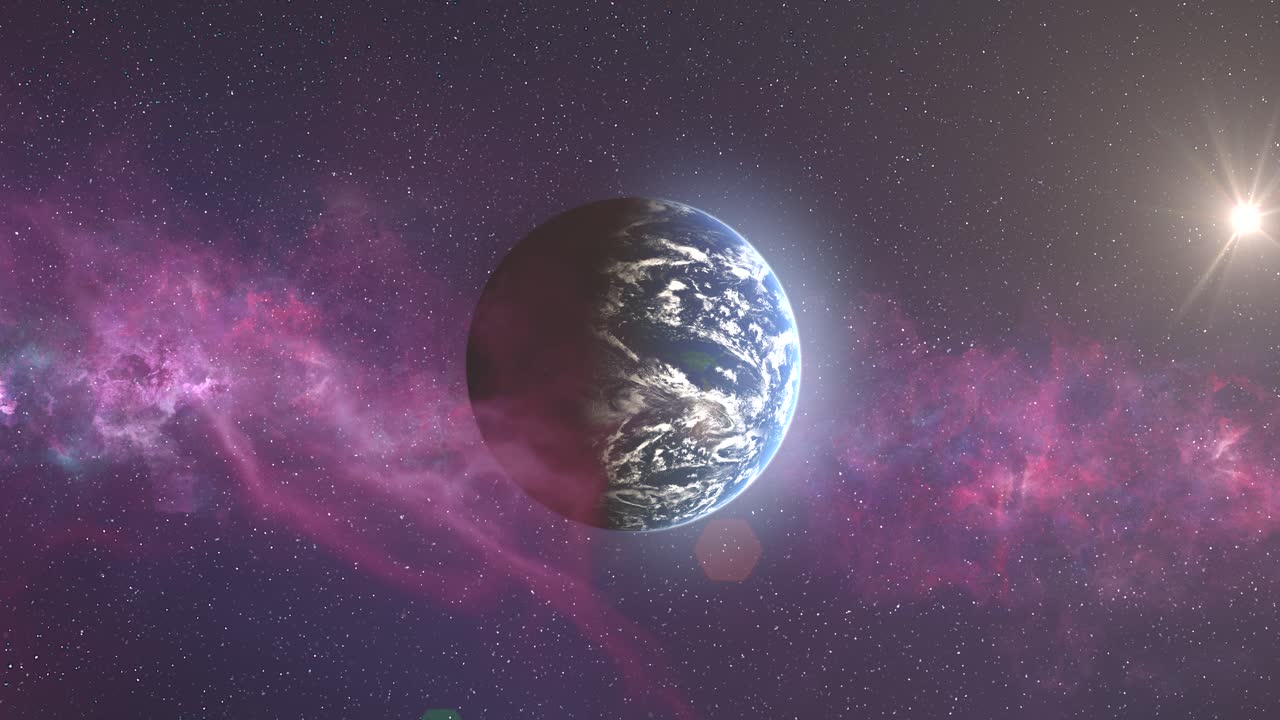 tierra en el espacio