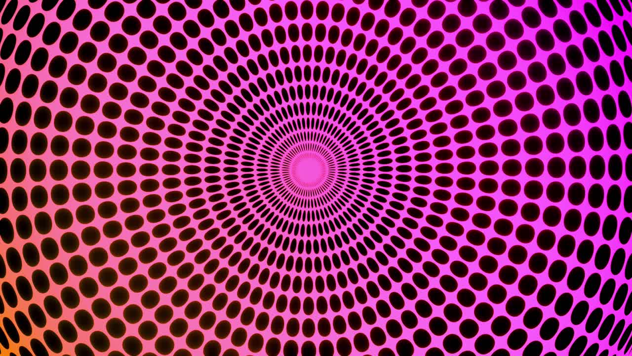 modello psichedelico astratto con cerchi e colori gradienti