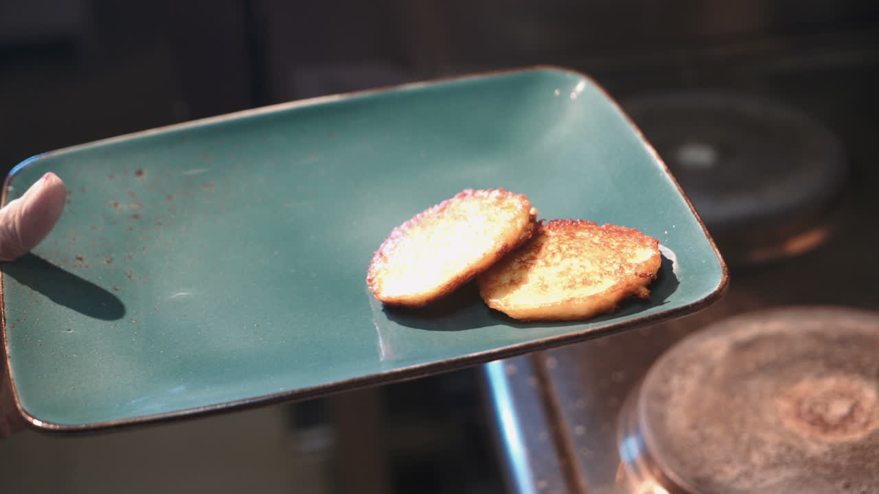 National cuisine. Potato pancakes. Vegetable pancakes.