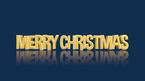 Cartoon-Merry-Christmas-text-on-a-vibrant-blue-gradient