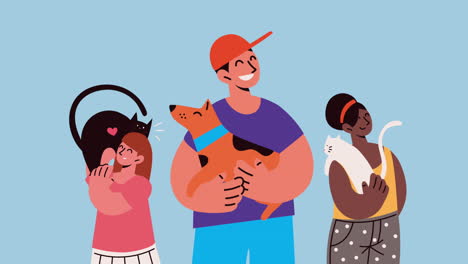 people with pets