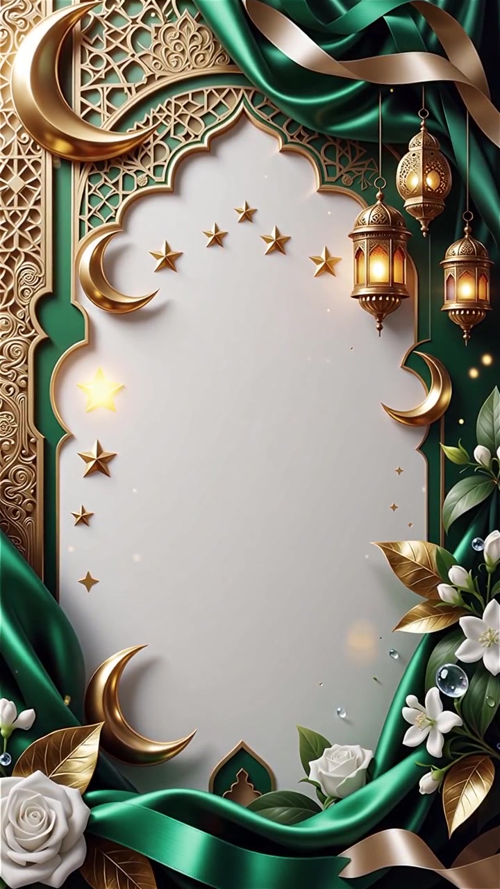 Compleanno del Profeta Maometto Mawlid al-Nabi Sfondo Islamico