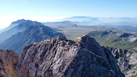 corno grande, the highest mountain in the abruzzen, italy