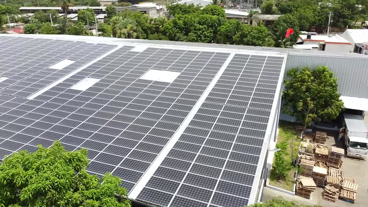 태양 전지 패널의 배열