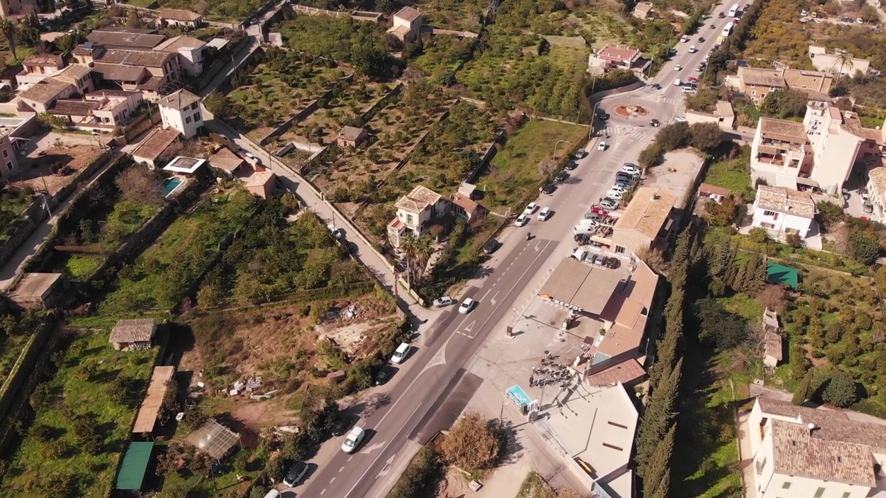 Riprese aeree dall'isola più grande delle Isole Baleari, Maiorca.