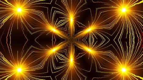 caleidoscopio quemando fuegos artificiales fondo abstracto