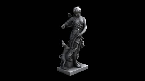 diana statue - rotation loop