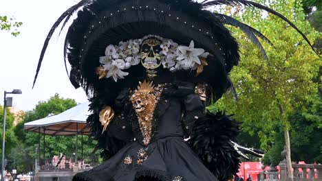 catrina costume at day of the dead celebration