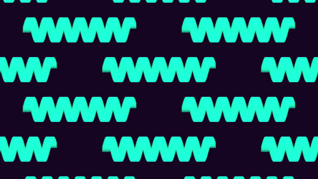 Energetic zigzag dynamic black and yellow wave pattern