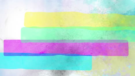 animation of pastel coloured stripes, on cloudy sky background