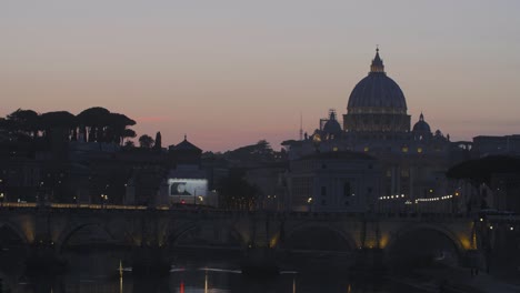 Dusk-To-Dark-At-St-Peters-Basilica