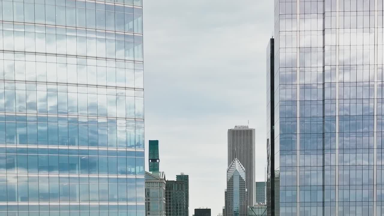 Cânion Urbano e Densidade Arquitetônica de Chicago: Vista Aérea
