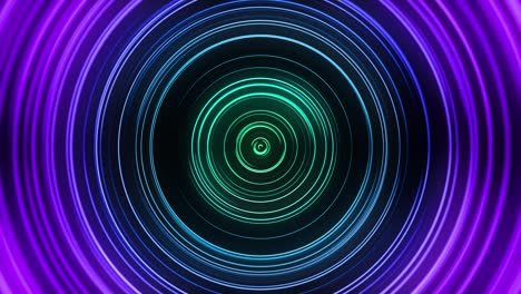 vj paarse blauwe neon cirkels