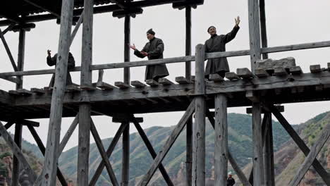 ancient culture performance in a mountainous region