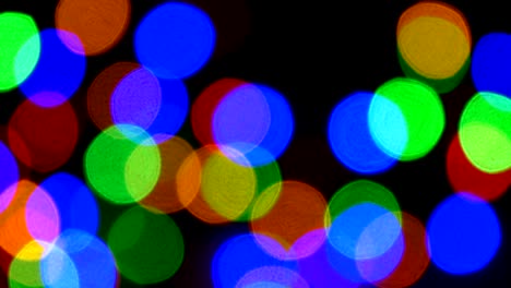 luces de colores bokeh