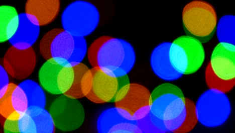 colorful bokeh lights