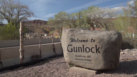 유타 주 로크에 있는 gunlock state park에 오신 것을 환영합니다.