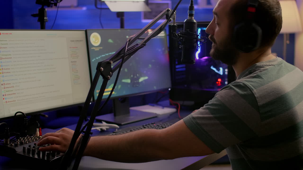 reproductor digital profesional con auriculares