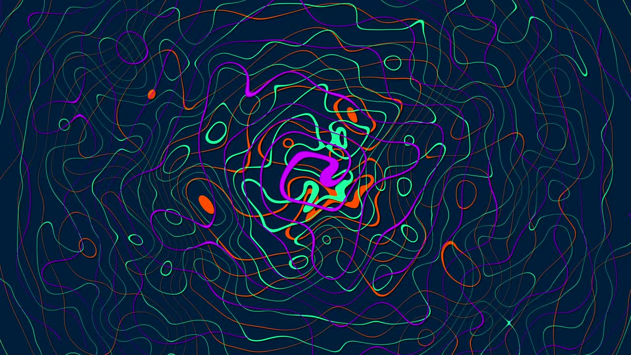 fondo abstracto en forma de líneas móviles de forma irregular similares a las cuerdas