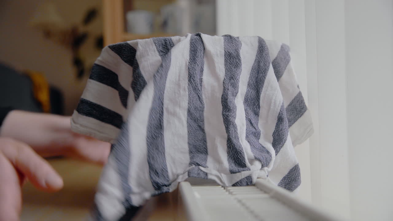 반죽을 히터에 올려 발효 및 휴지