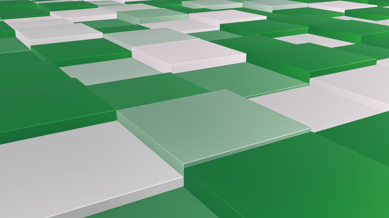 Square pattern hopping, 4k background, cg animation stock loop video,