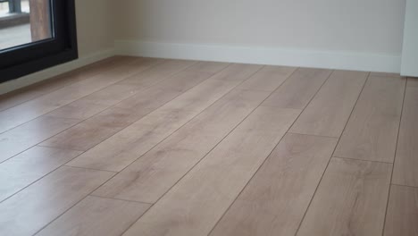 light brown laminate flooring in modern room