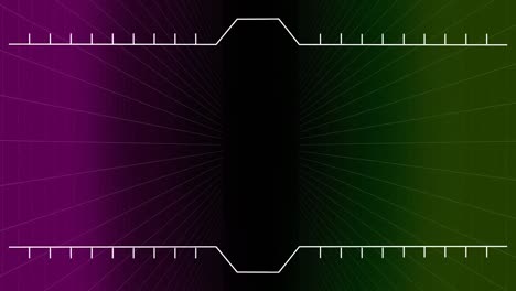 In-Der-Mitte-Des-Videos-Erscheinen-Abgestufte-Linien,-Die-Vor-Einem-Dunklen-Hintergrund-Nach-Oben-Verlaufen