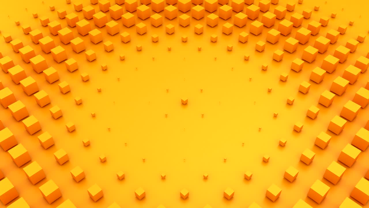 los cubos forman una onda