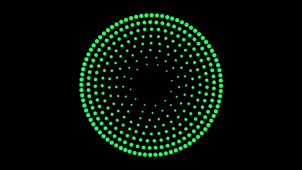 4K video model stroboscopic and hypnotic effect, in 16: 9 video format.