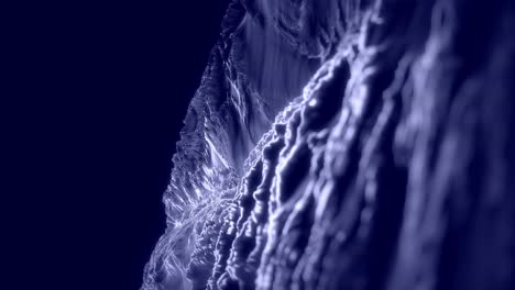 animación de fondo abstracto fractal. bucle sin costuras.