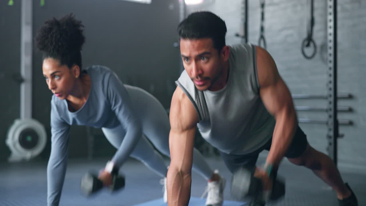 피트니스, 체육관, 덤벨, 사람들이 하는