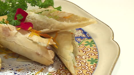 delicious spring rolls