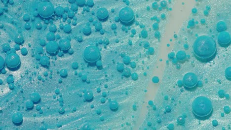 abstract blue bubbles