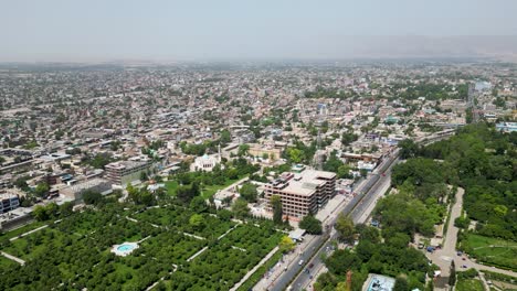 the splendor of jalalabad city seen from above