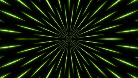 [4k] caleidoscopio de color neón verde