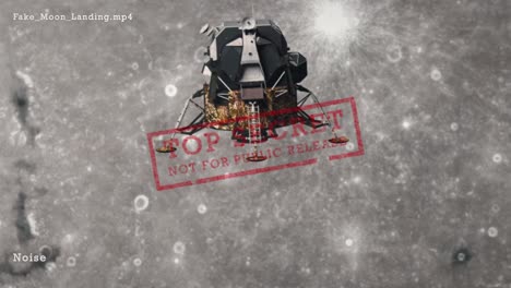 conspiración de aterrizaje falso en la luna producción de cgi - elementos de este material proporcionado por la nasa