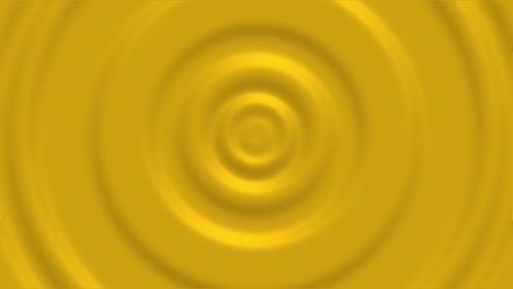 3d render of yellow abstract pattern of liquid ripples. seamless loop animation