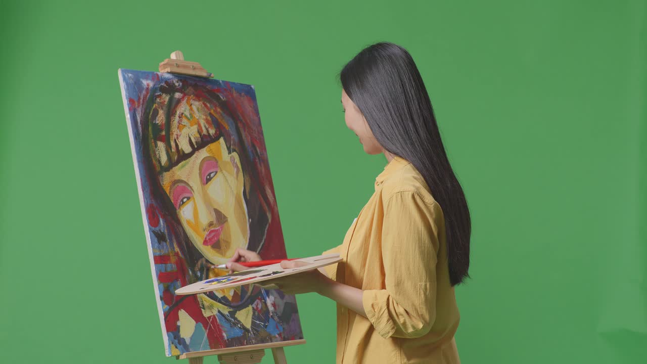 초상화를 그리는 여자