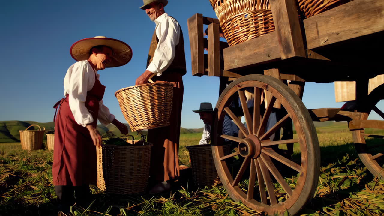Rural Life: Farmers and Sheep