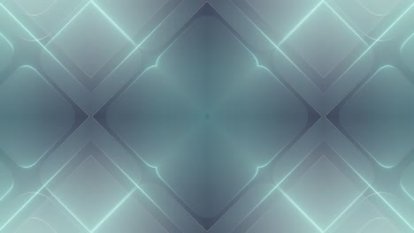 abstract symmetrical glowing neon geometric background