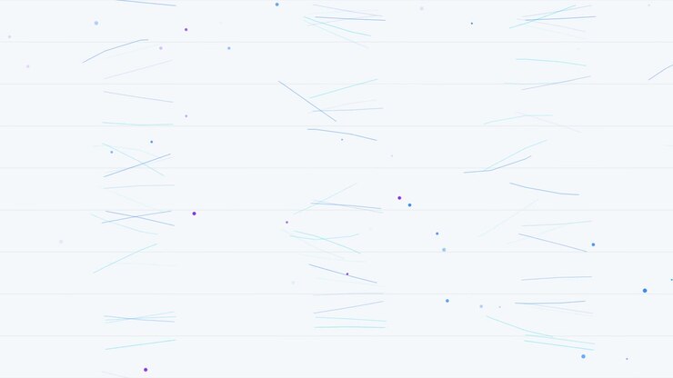 Abstract Motion Background with Floating Particles and Connecting Lines