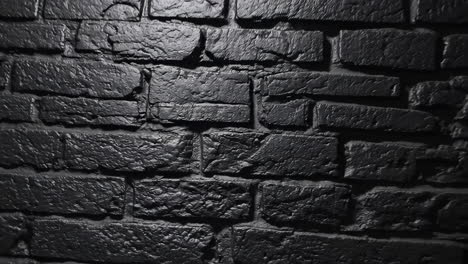dark black brick wall