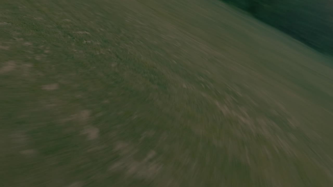 piloto fpv sentado en un tesla con gafas en la cabeza y volando estilo libre en un parque al atardecer