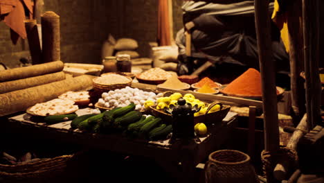 exploring the vibrant atmosphere of an old national african market at dusk