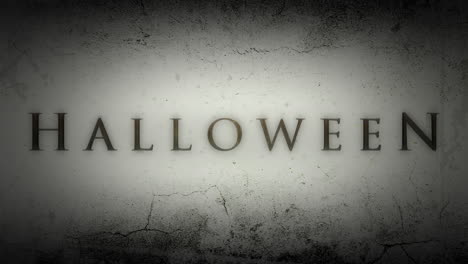 Halloween-on-dark-white-grunge-wall